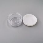 شیشه کرم آرایشی ABS سفید 10 گرمی برای بسته بندی مراقبت از پوست