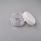 شیشه کرم آرایشی ABS سفید 10 گرمی برای بسته بندی مراقبت از پوست
