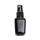 بطری های اسپری شیشه ای کهربایی مربعی 30 میلی لیتری برای روغن های ضروری آرایشی و بهداشتی