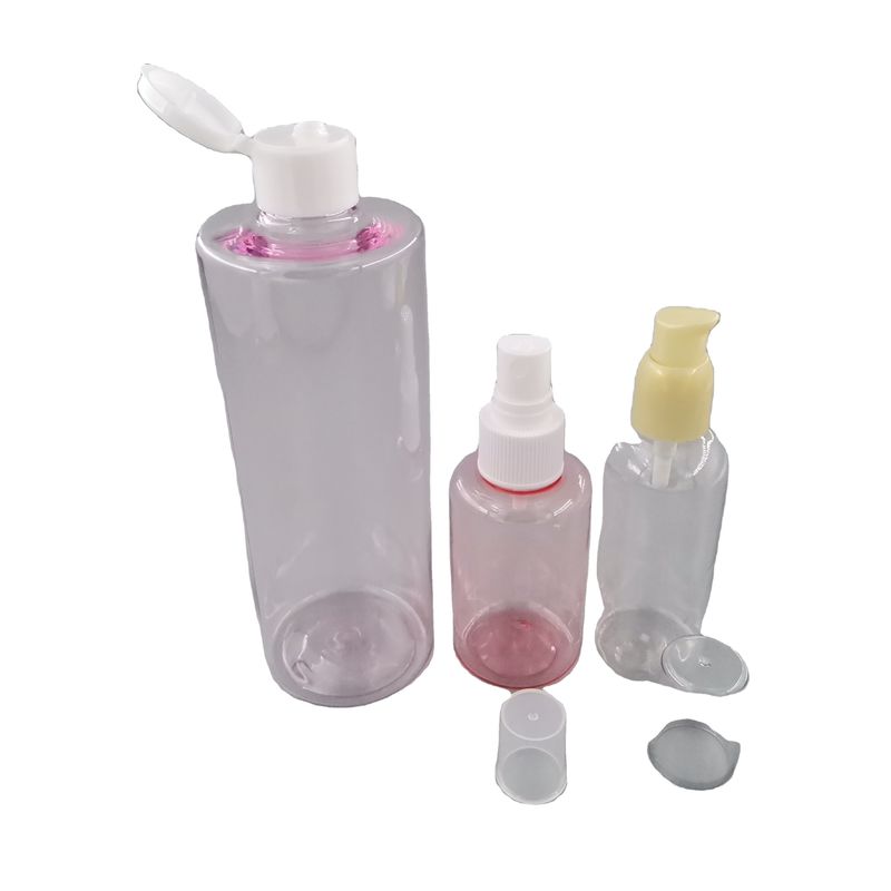 مجموعه بطری های مسافرتی مقاوم در برابر نشت PET با رنگ سفارشی مناسب برای حمل